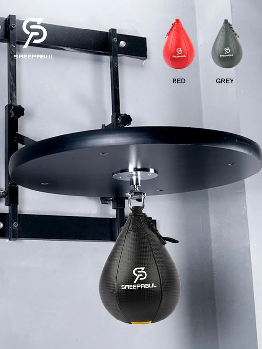 Boxing Pear Shape PU Speed Ball with Swivel Punch Bag Punching Boxeo Speed Bag Punch Fitness Training Ball Gym Exercise Agility