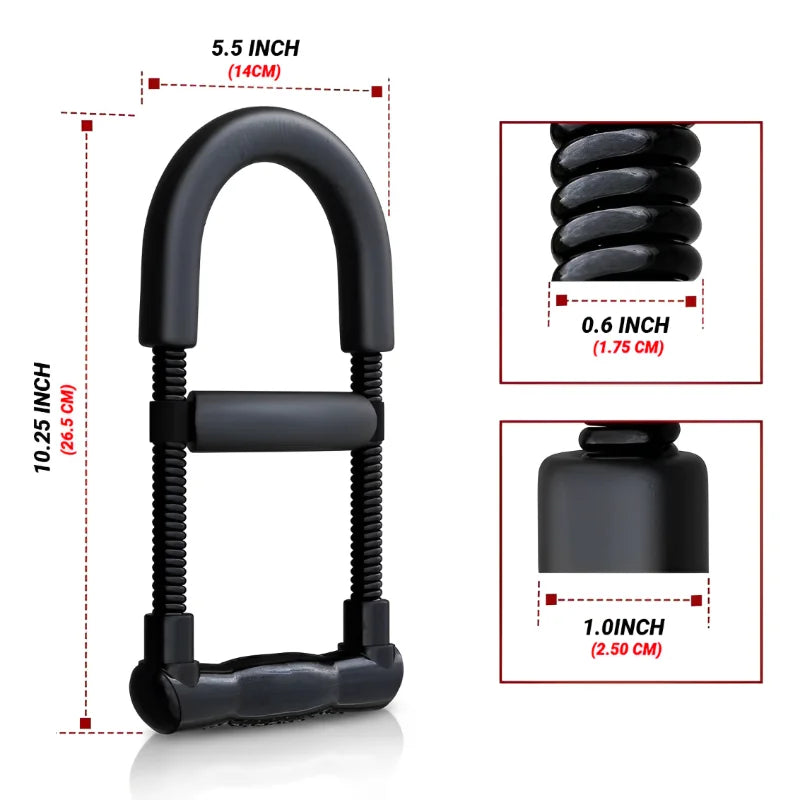 Adjustable Forearm Hand Trainer Wrist Exercises Force Power Strengthener Fitness Equipment Wrists and Strength Grips Workout