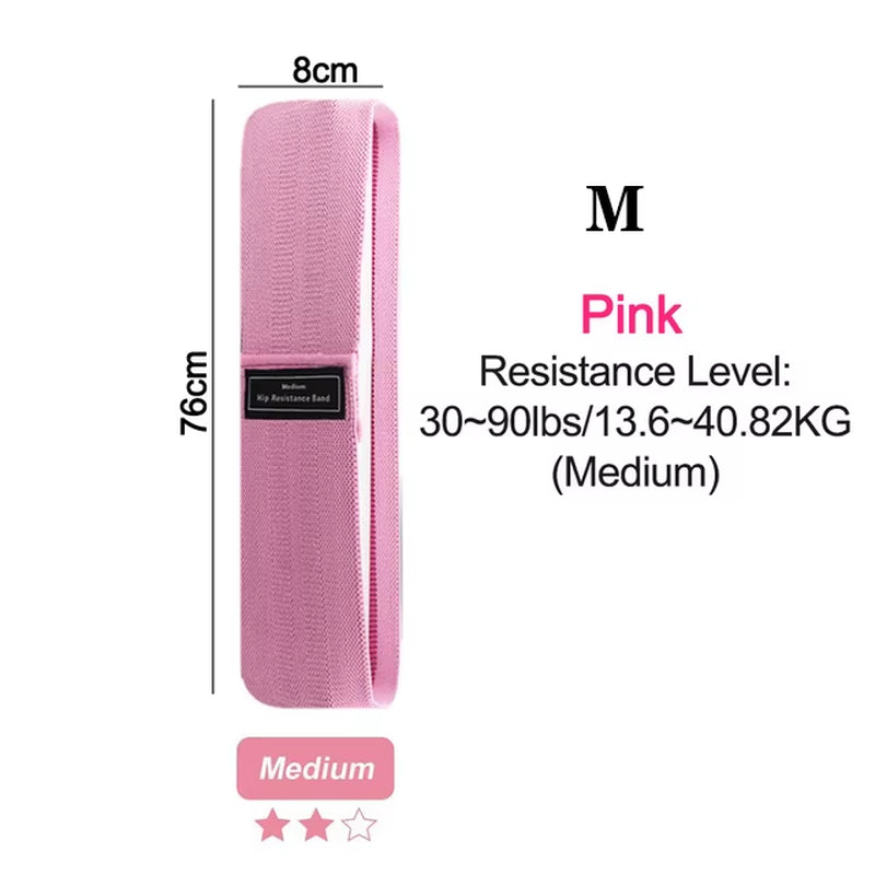 1 Piece of Elastic Rubber Band Fitness Yoga Resistance Band Suit Hip Expander Sports Gym Fitness Equipment Ladies Home Workout