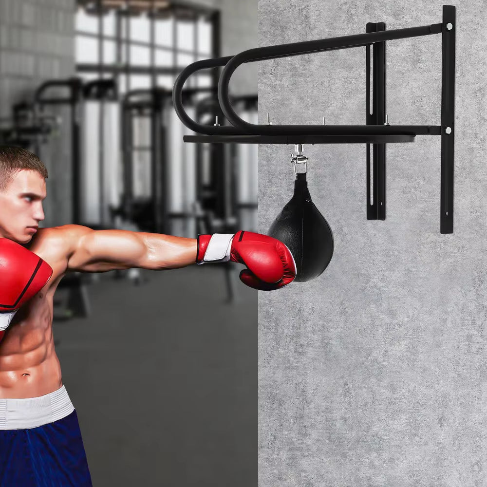 Boxing Training Spinning Ball Boxing Speed Ball Wall Mounted Adjustable Height for Home Gym Training Punching Ball Hanging