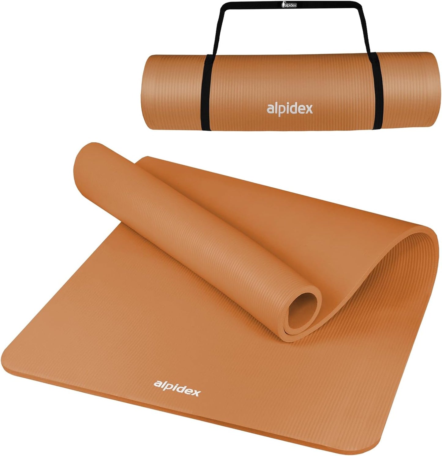 ALPIDEX Yoga Fitnessmatte – Extra Dick 1,5 cm | Rutschfest & Gelenkschonend | Für Yoga, Pilates & Home Workout