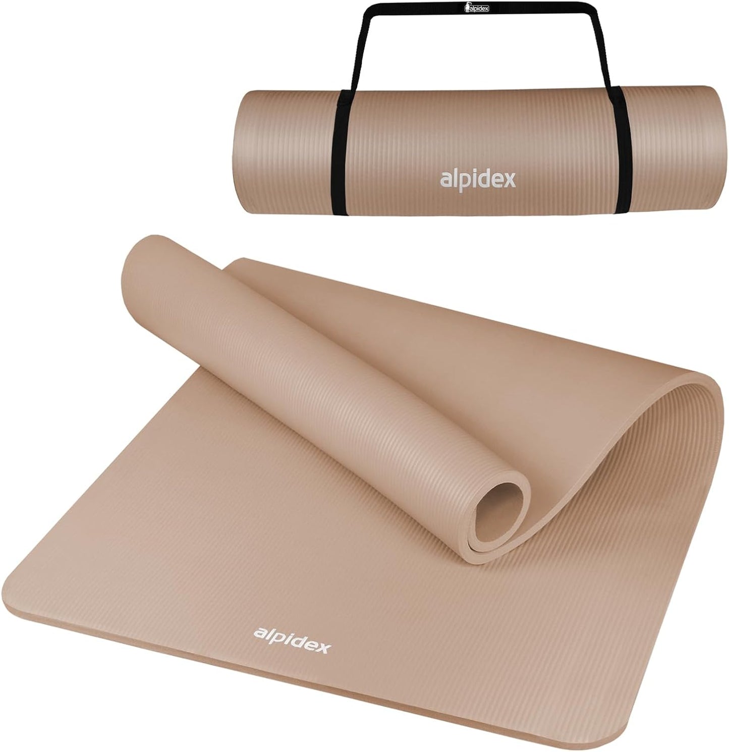 ALPIDEX Yoga Fitnessmatte – Extra Dick 1,5 cm | Rutschfest & Gelenkschonend | Für Yoga, Pilates & Home Workout