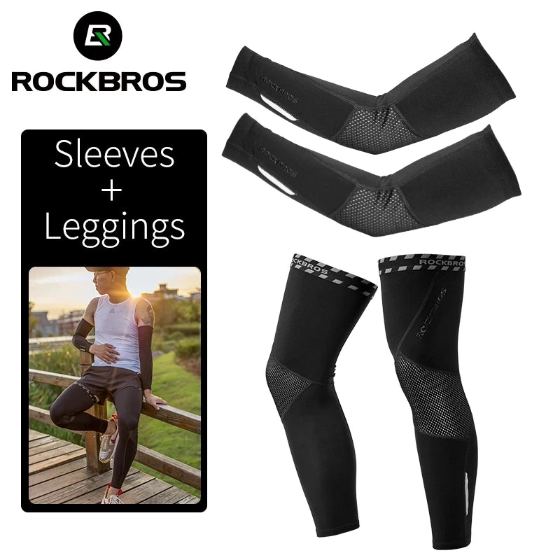 Winter Arm Sleeves Breathable Sports Elbow Pads Fitness Fleece Warm Arm Warmers Cycling Running Basketball Leggings