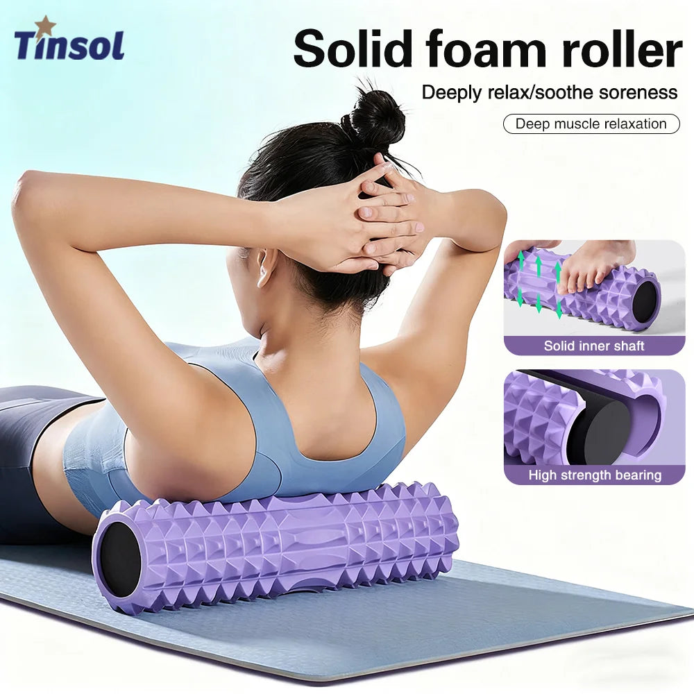 3D Yoga Foam Roller (33/45 cm) – Tiefenmassage & Muskelregeneration für Fitness, Reha & Home Gym