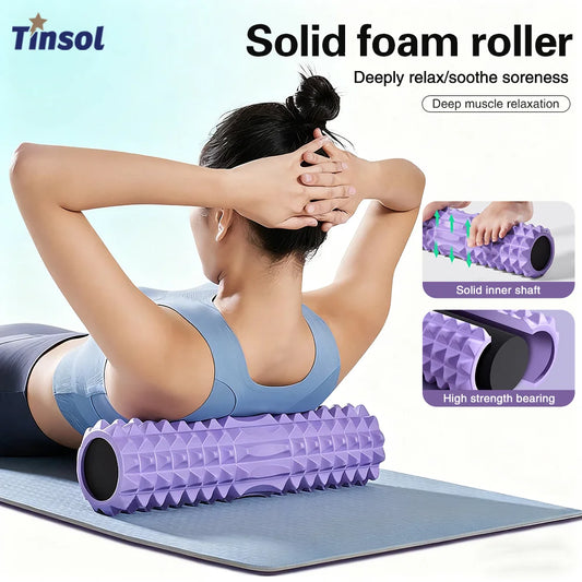 3D Yoga Foam Roller (33/45 cm) – Tiefenmassage & Muskelregeneration für Fitness, Reha & Home Gym