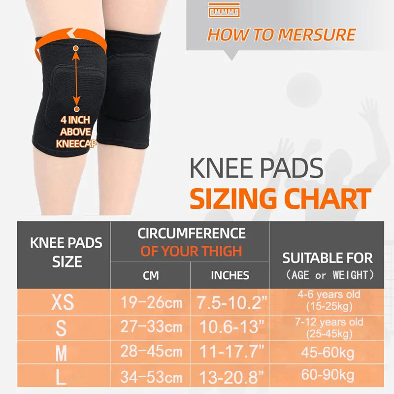 Knee Pads – EVA Knieschoner für Volleyball, Yoga, Tanz & Fitness