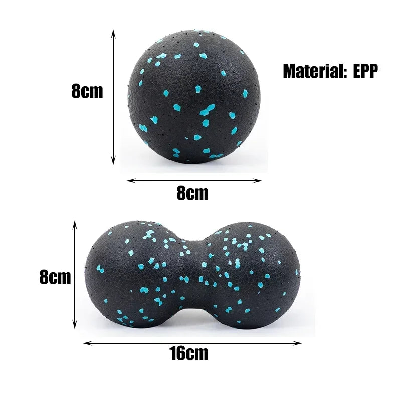 EPP Peanut Massage Ball 8 cm – Faszien- & Myofascia-Ball für Tiefenmassage, Regeneration & Schmerzlinderung