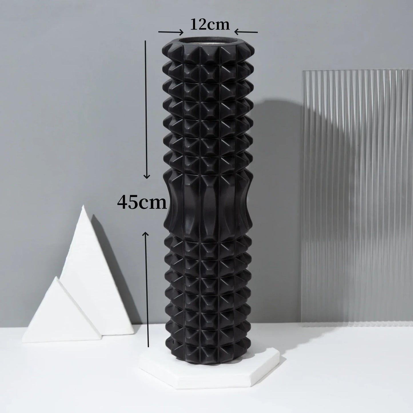 3D Yoga Foam Roller (33/45 cm) – Tiefenmassage & Muskelregeneration für Fitness, Reha & Home Gym