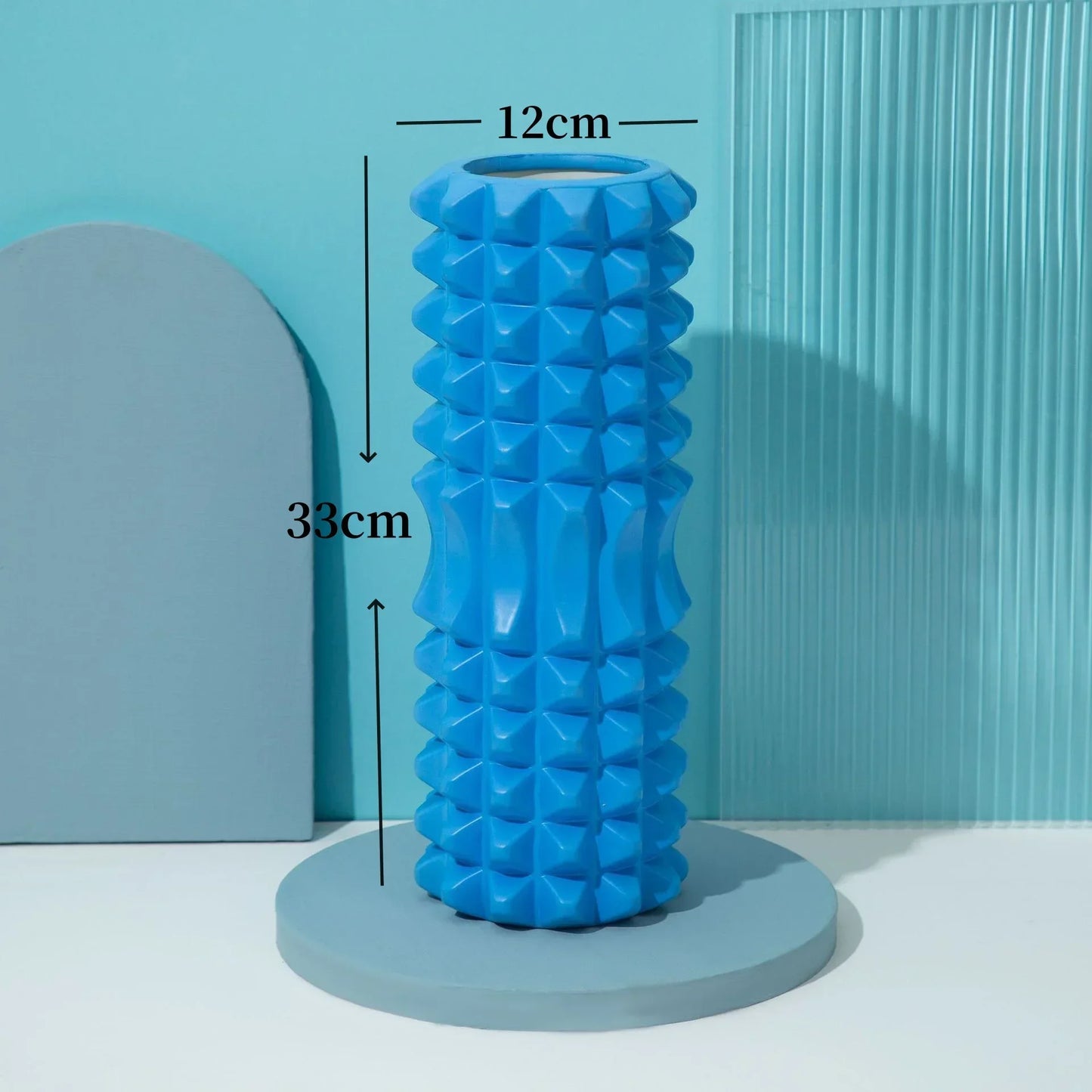 3D Yoga Foam Roller (33/45 cm) – Tiefenmassage & Muskelregeneration für Fitness, Reha & Home Gym