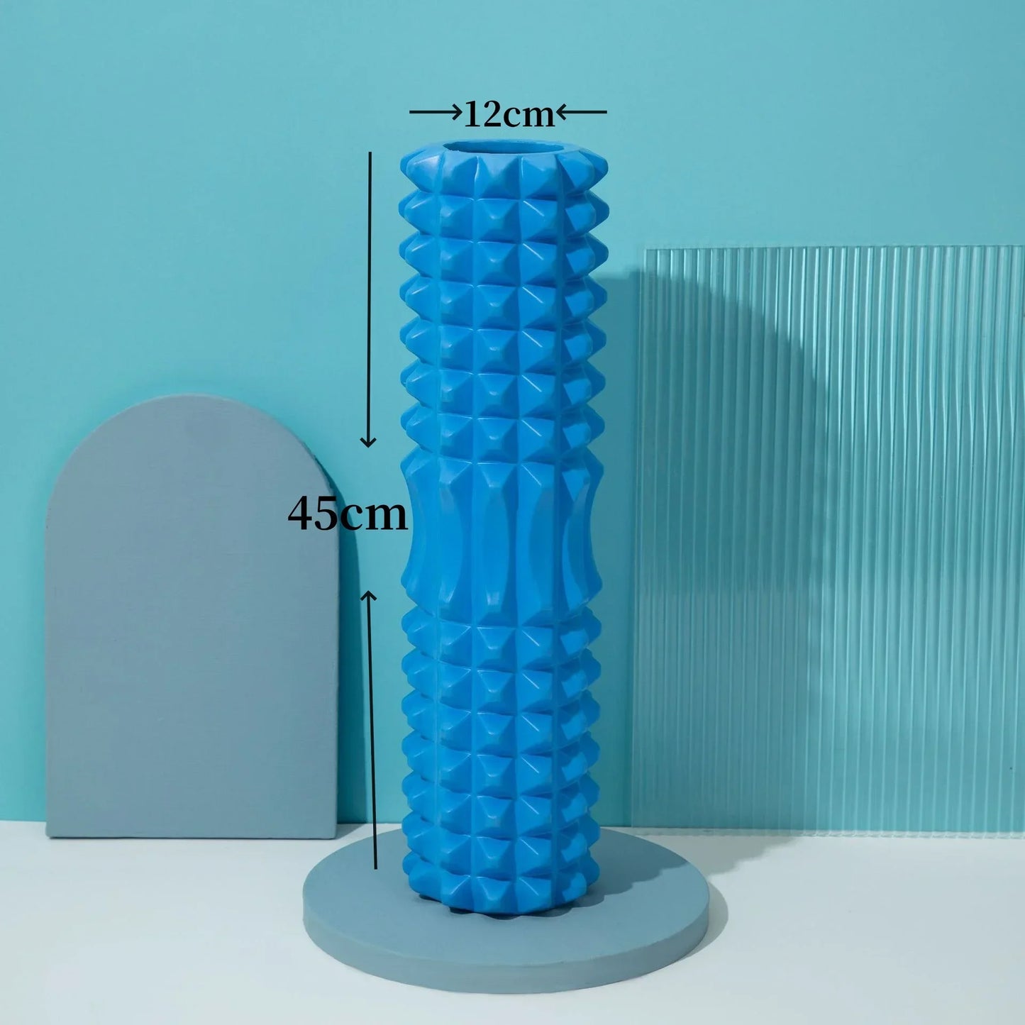 3D Yoga Foam Roller (33/45 cm) – Tiefenmassage & Muskelregeneration für Fitness, Reha & Home Gym