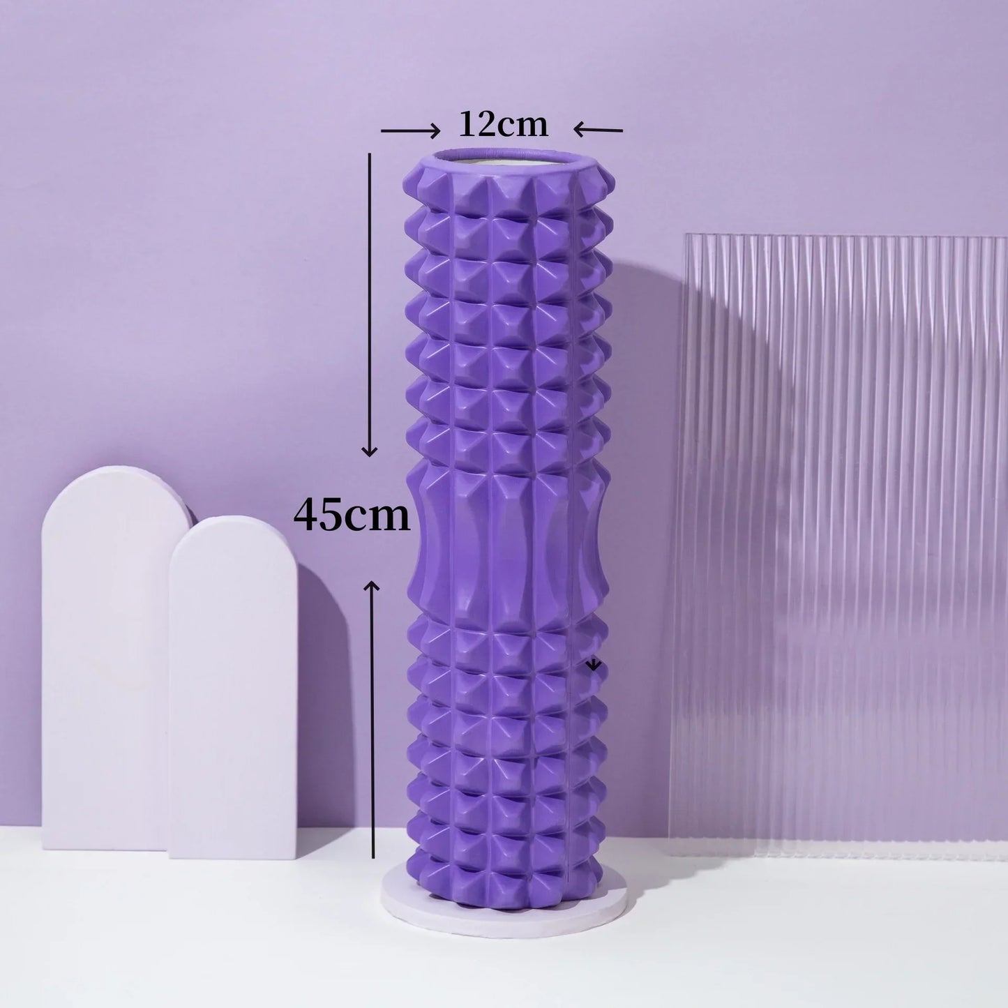3D Yoga Foam Roller (33/45 cm) – Tiefenmassage & Muskelregeneration für Fitness, Reha & Home Gym