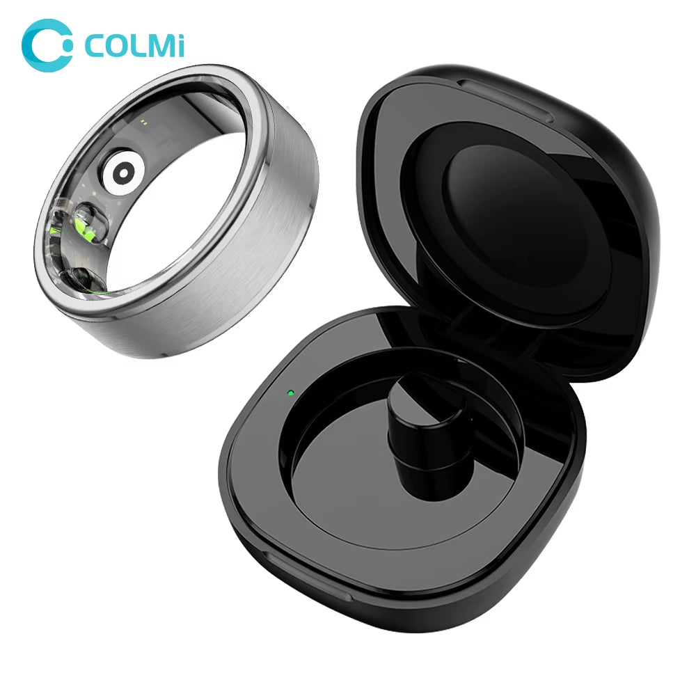 New  R03 Smart Ring Charging Case Men Women, Battery Life 39 Days, Health Monitor, IP68 & 5ATM Waterproof, Multi-Sport Mode