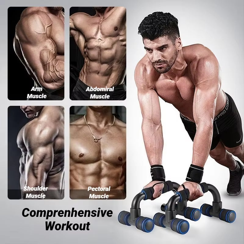 Push-Up Griffe – Rutschfeste Liegestützgriffe in H-Form für Brust-, Arm- & Core-Training 2er set | Home Fitness & Gym