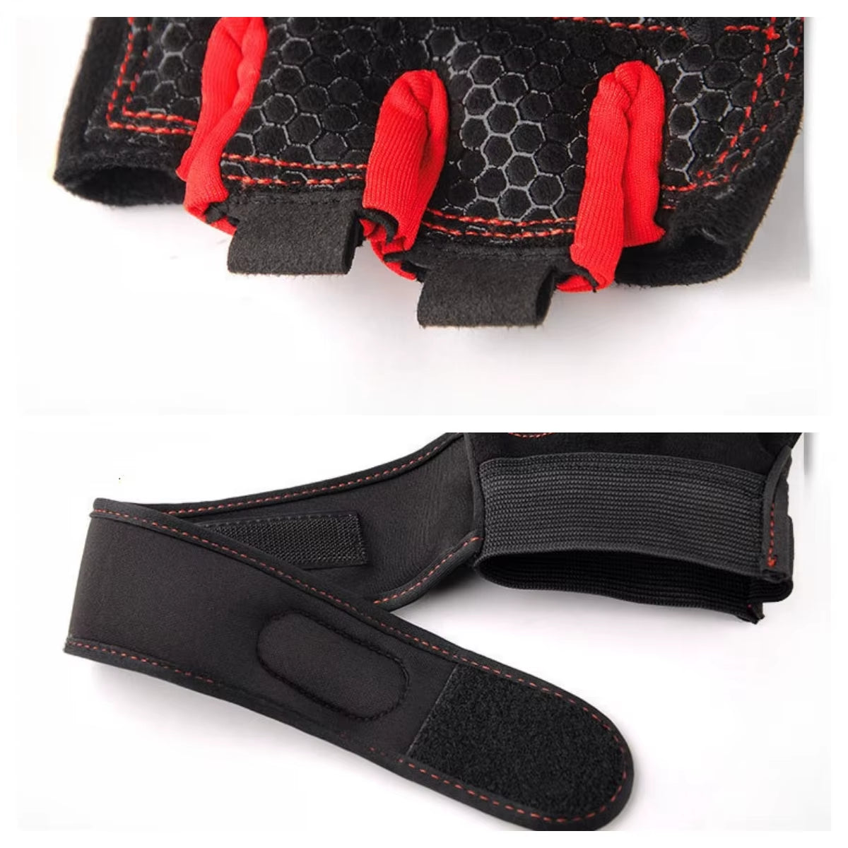 Fitness Half Finger Gloves Men and Women Wrist Guard Sports Dumbbell Riding Non Slip Horizontal Bar Exercise Training