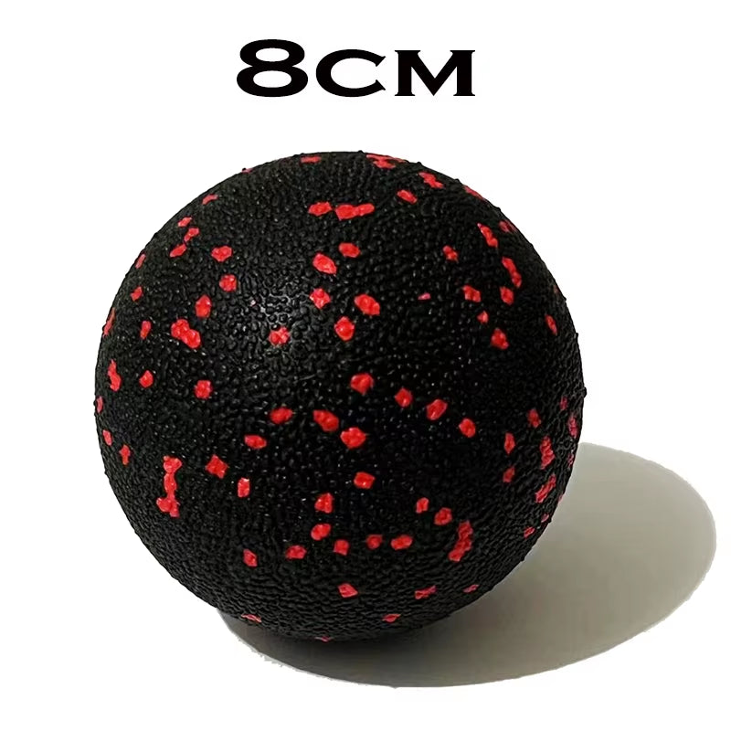 EPP Fitness Ball Double Lacrosse Massage Ball Set Mobility Peanut Ball for Self-Myofascial Release Deep Tissue Yoga Gym Home